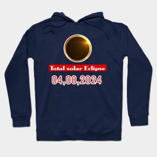 Pennsylvania State Erie PA USA Totality April 8, 2024 Total Solar Eclipse Hoodie